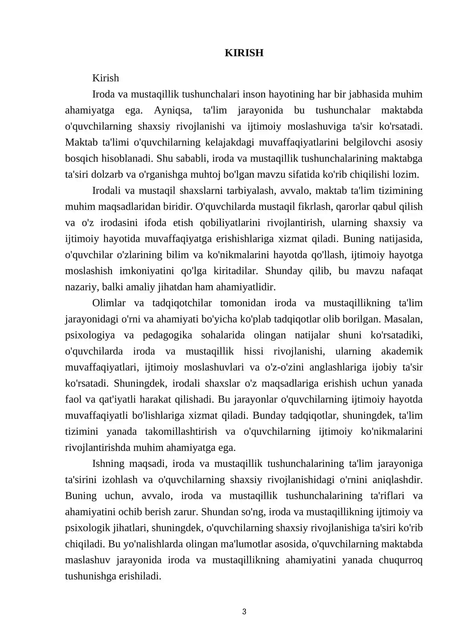 Iroda va mustaqillikning maktabga maslashuvuga qanday ta’sir qiladi 3