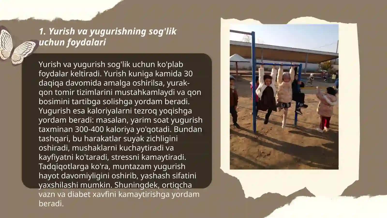 Yurish va yugurish mashqlarini ahamiyati va o’tkazish uslubi 3