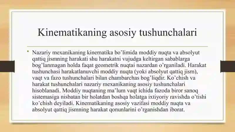 MUHANDISLIK DINAMIKASI FANIDAN TAYYORLGAN MUSTAQIL ISH 3