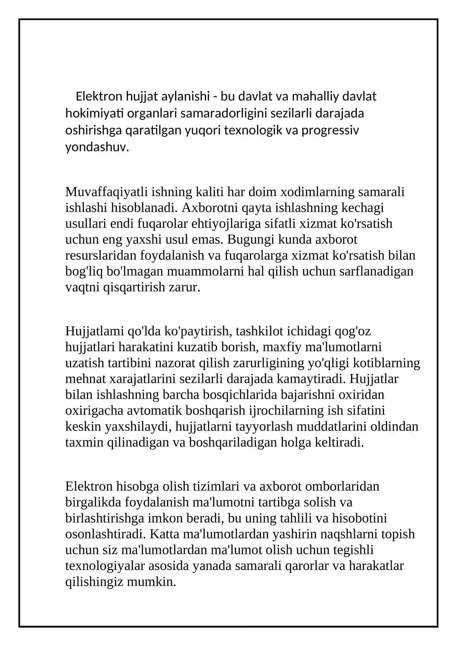 Korxolarda elektron hujjat aylanish tizimlari 3