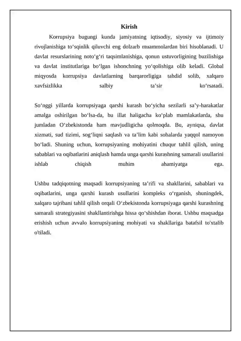 Korrupsiyaning Mohiyati va Shakllari 3