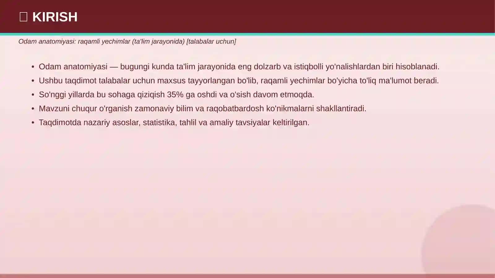 ODAM ANATOMIYASI 3