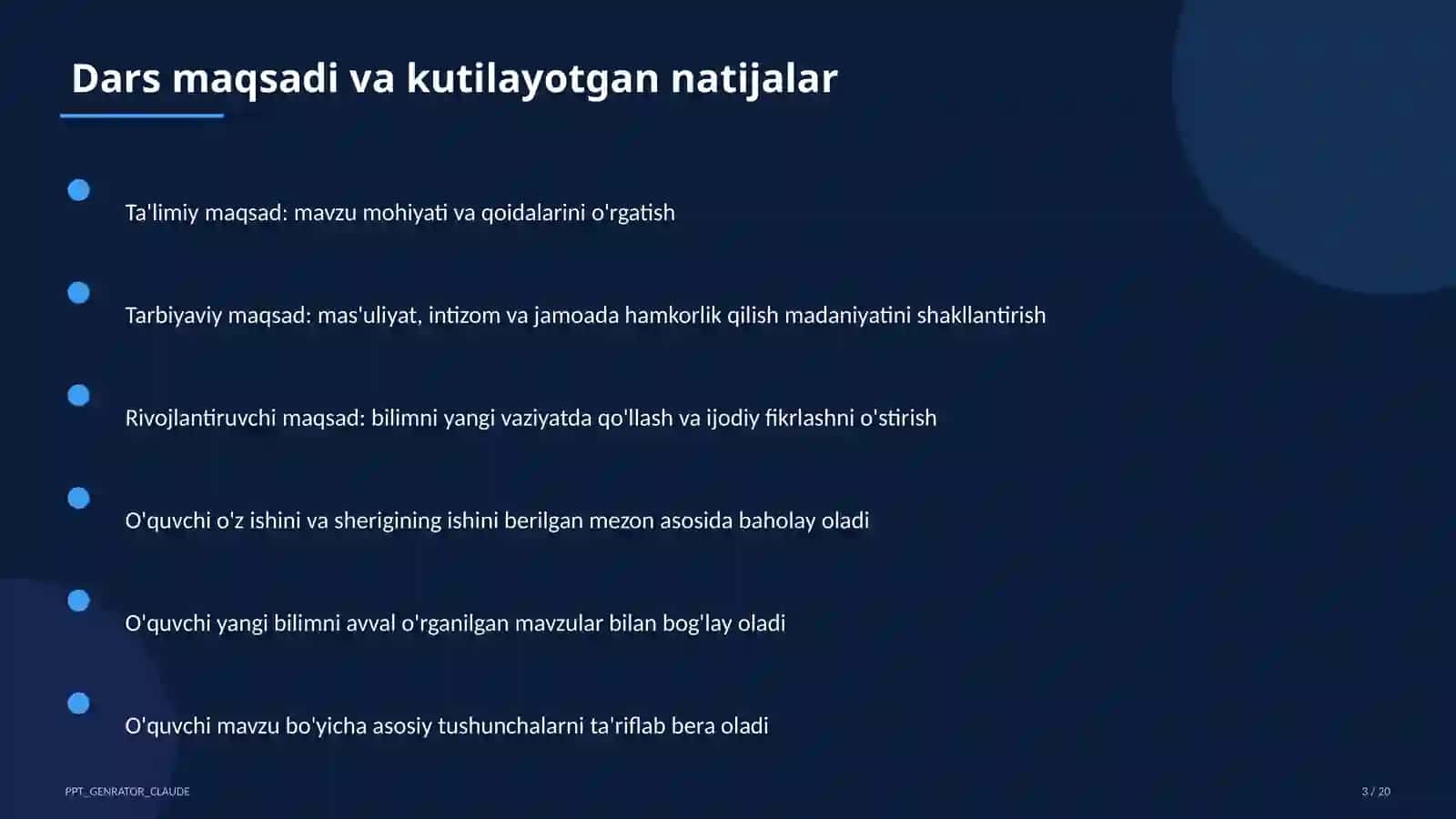 Mexanik harakat: yo'l, tezlik, vaqt (6-sinf) 3