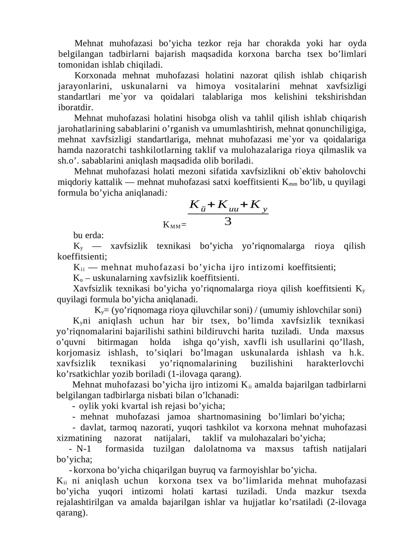 To’qimachilik va engil sanoat korxonalari, tsex va  bo’limlarning xavfsizligini ta’minlash 3