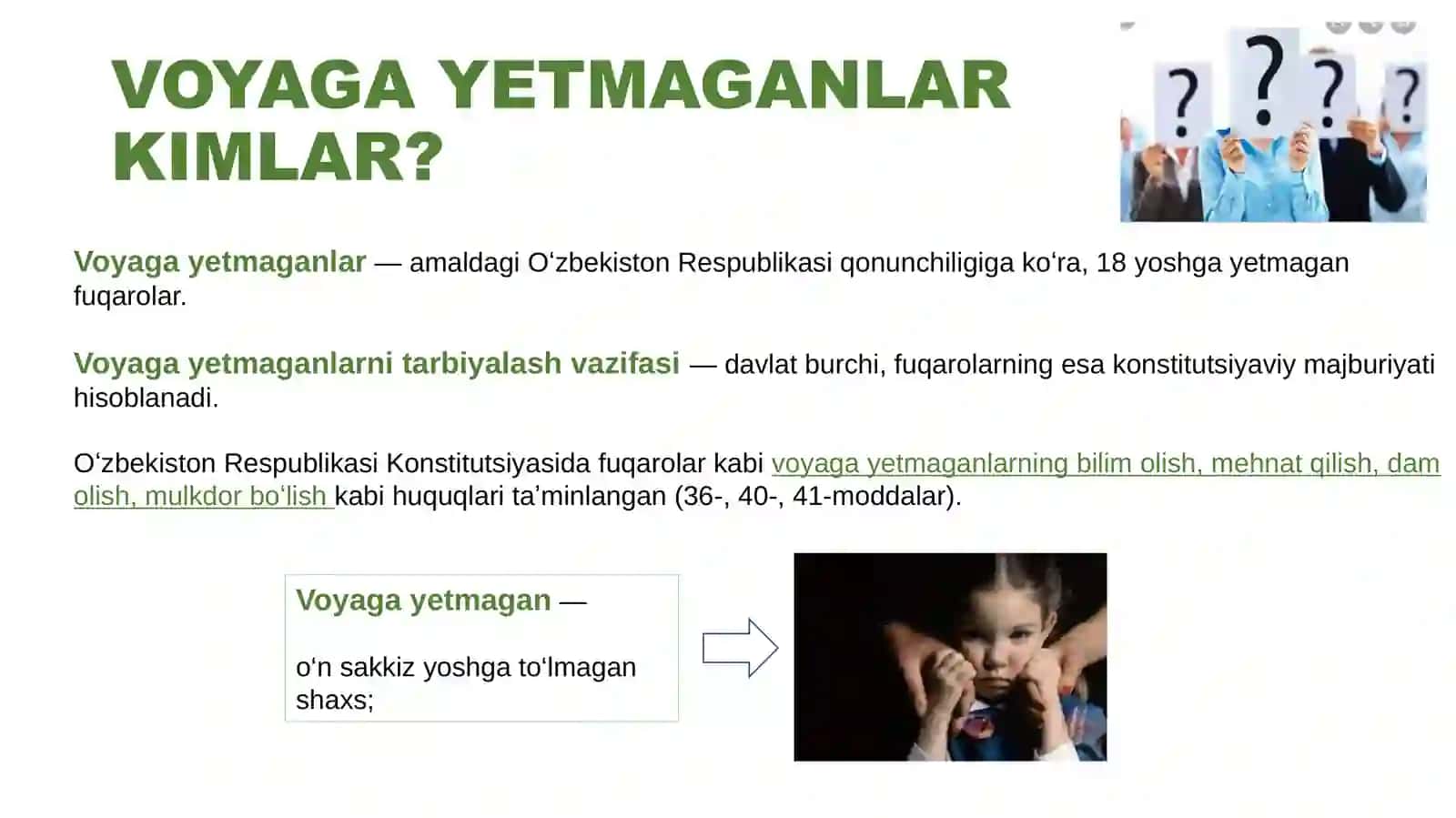 VOYAGA YETMAGANLAR O‘RTASIDA JINOYATCHILIK VA HUQUQBUZARLIKNI OLDINI OLISHNING DOLZARB VAZIFALARI 3