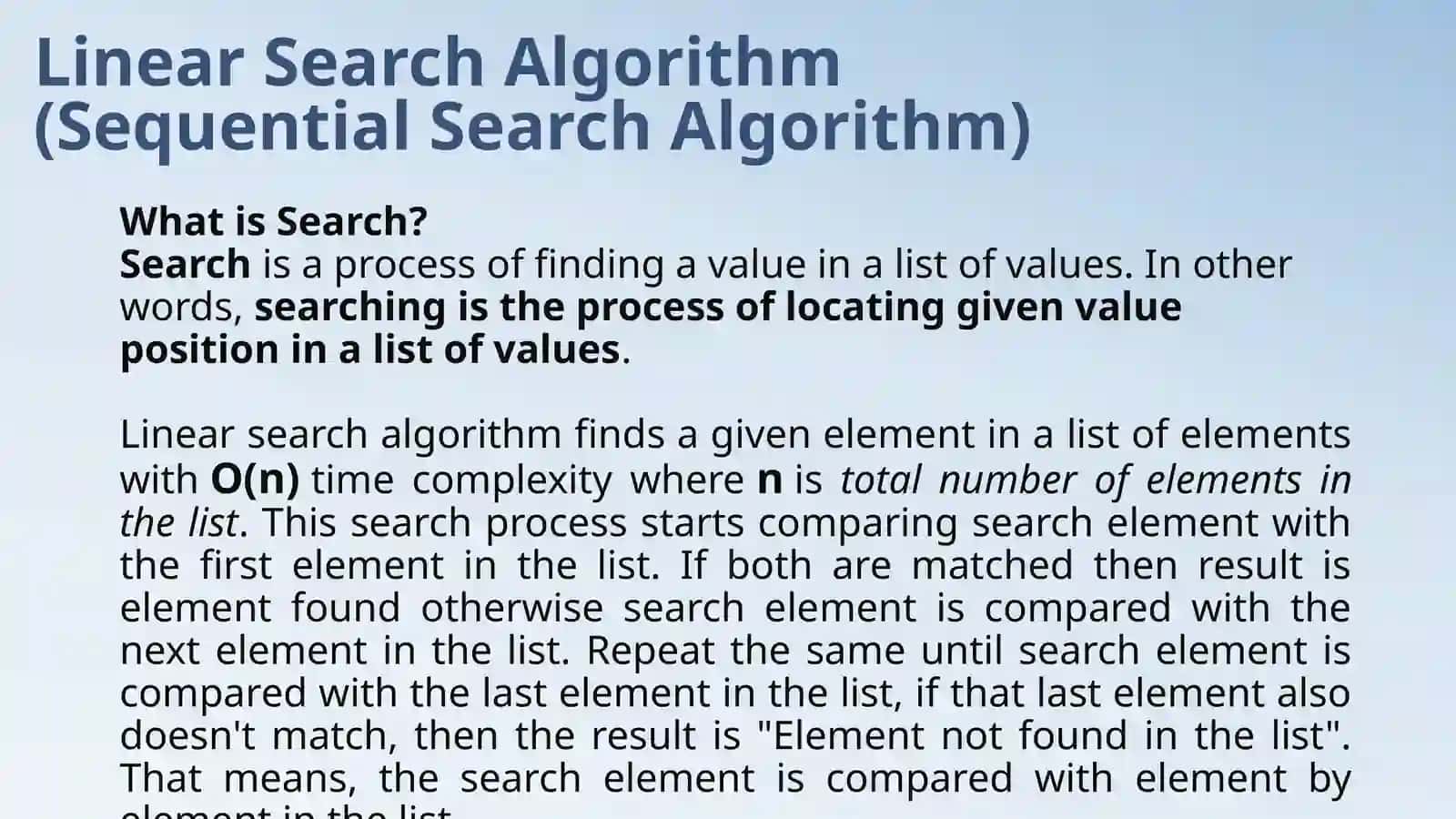 Search and Hashing Algorithms at TUIT 3