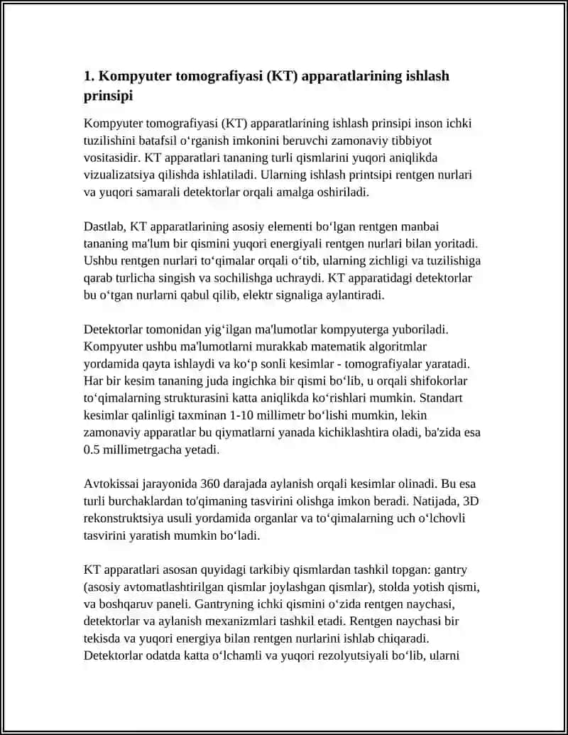 TIBBIY TAMOGRAGIYA APPARATLARINING ISHLASH PRINSIPLARI 3
