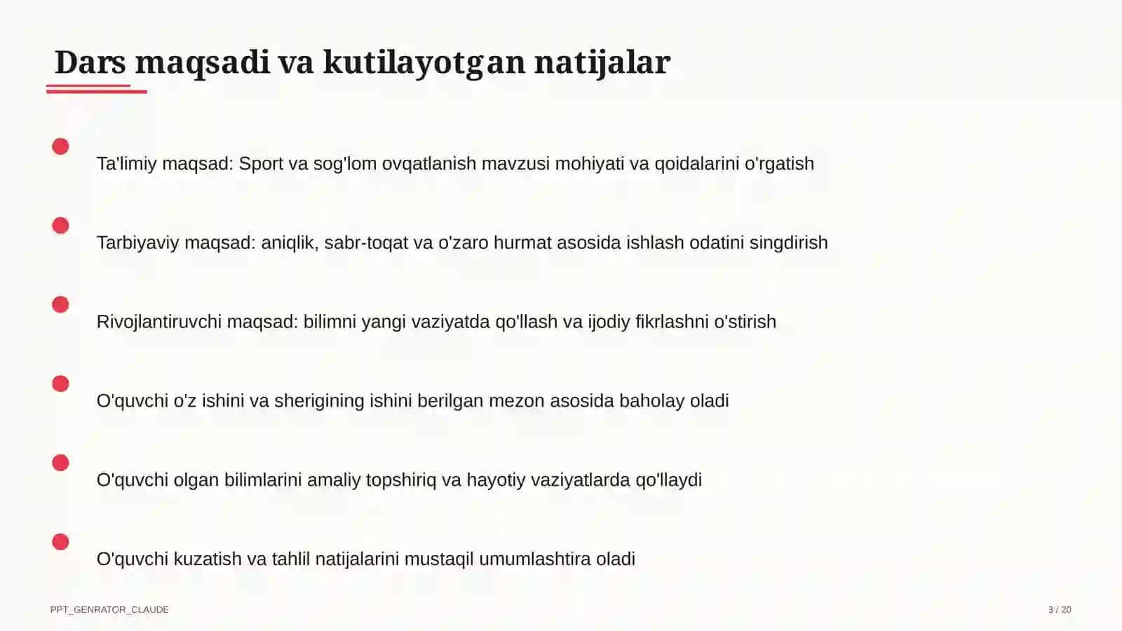 Sport va sog'lom ovqatlanish (8-sinf) 3