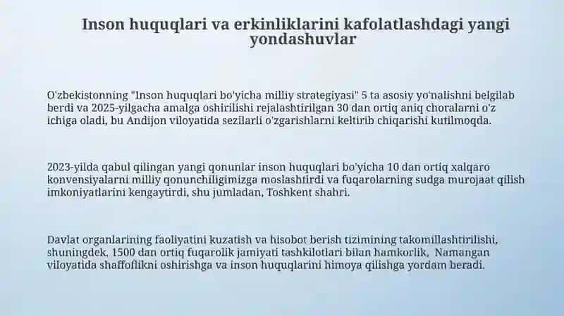 Inson Haq-huquqlari va Erkinliklari Kafolatining Yaratilishi 3