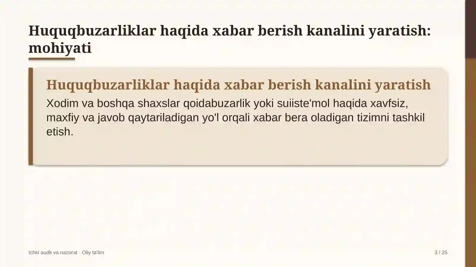 nonvoyxonalarda huquqbuzarliklar haqida xabar berish kanalini yaratish 7493 3