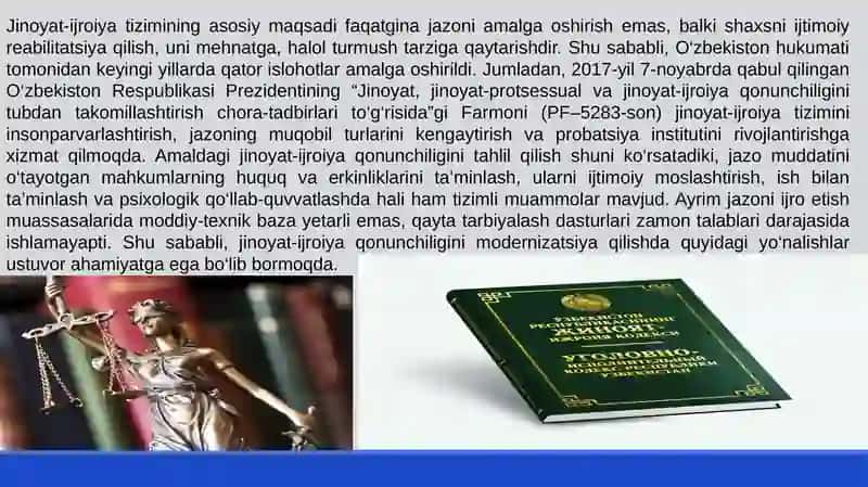 Jinoyat-ijroiya qonunchiligining asosiyyoʻnalishlari 3