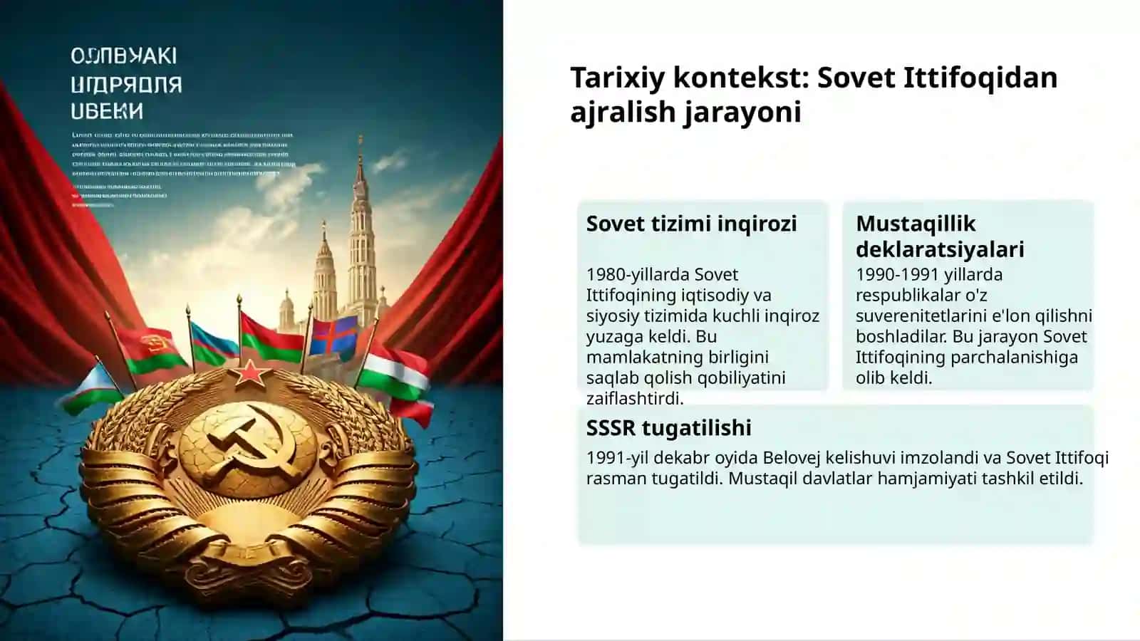 Mustaqillik: Yangi davr boshlanishi 3