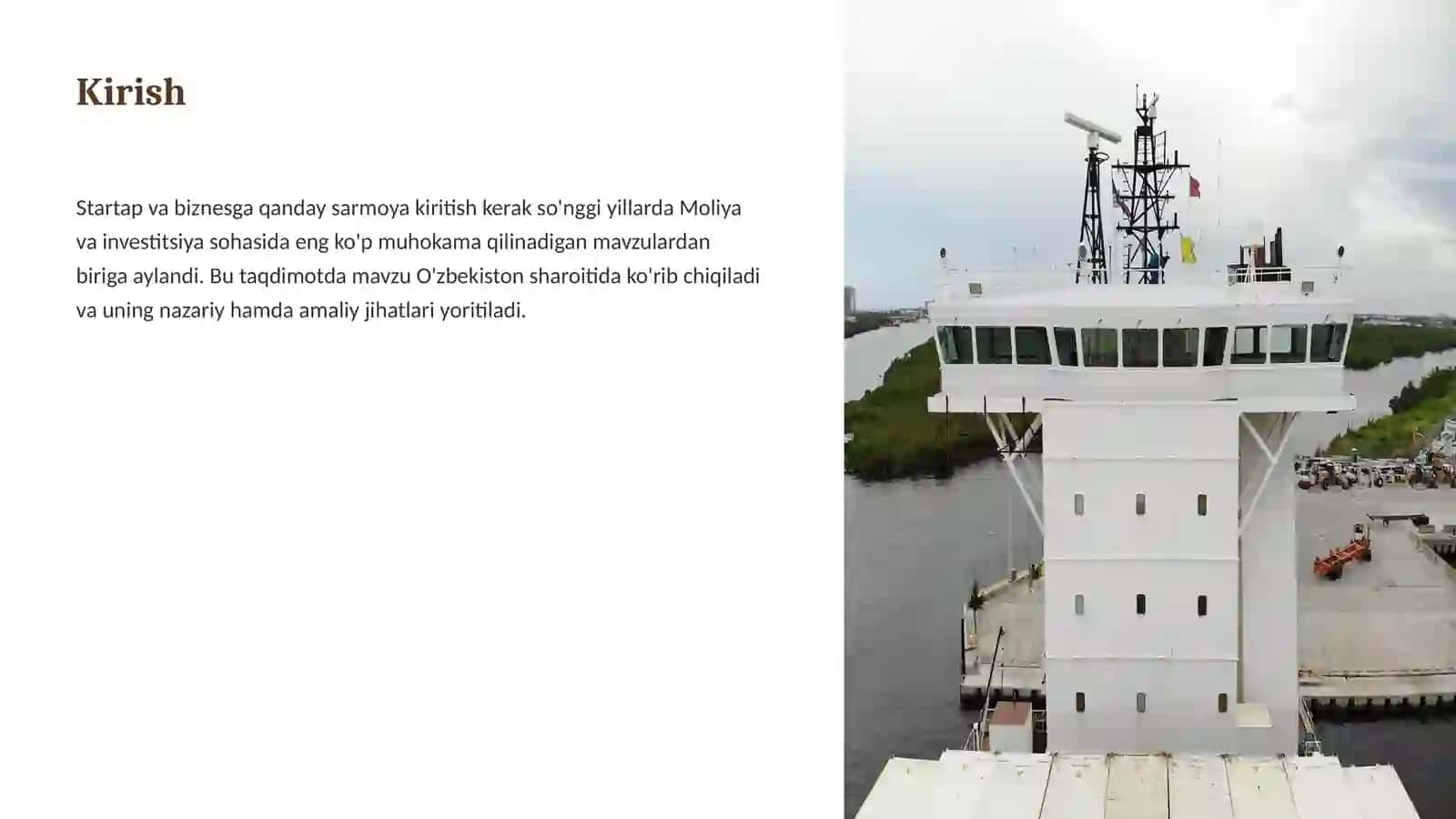 Moliya va investitsiya 3