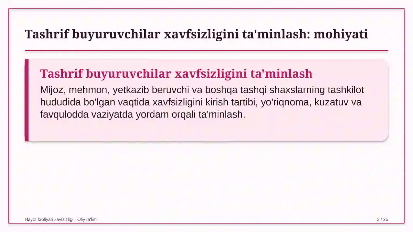 apellyatsiya sudlarida tashrif buyuruvchilar xavfsizligini ta'minlash 5271 3