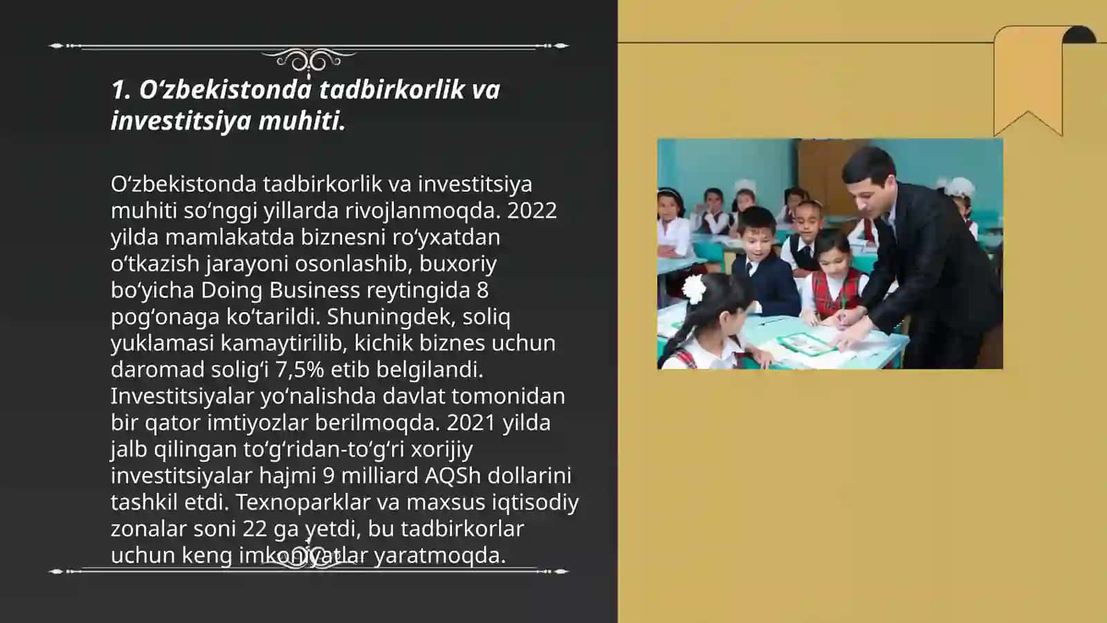 Oʻzbekiston ijtimoiy va siyosiy iqtisodiy madaniy hayotda roy berayotgan oʻzgarishlar 3
