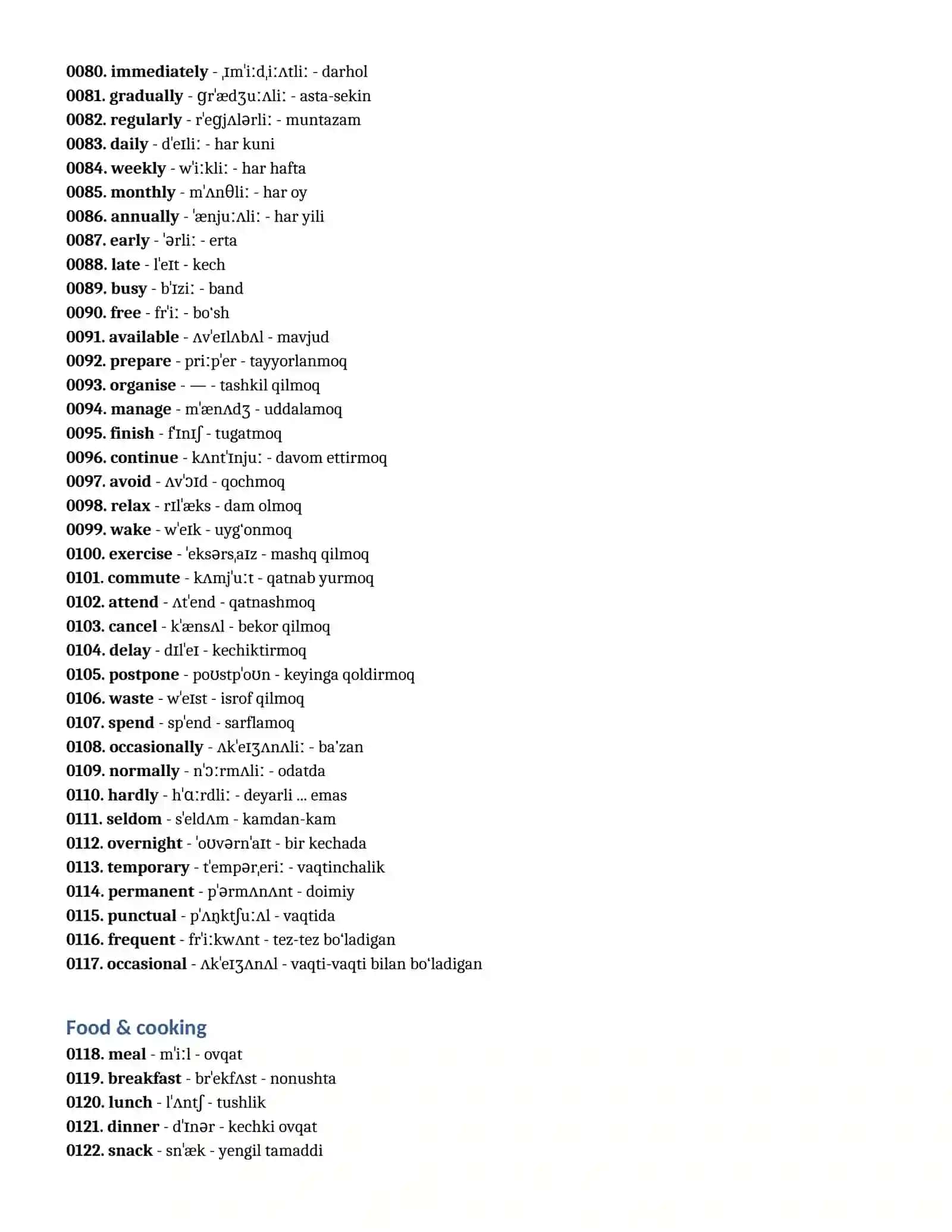 Speaking uchun 1000ta lugat daraja b1-b2 3