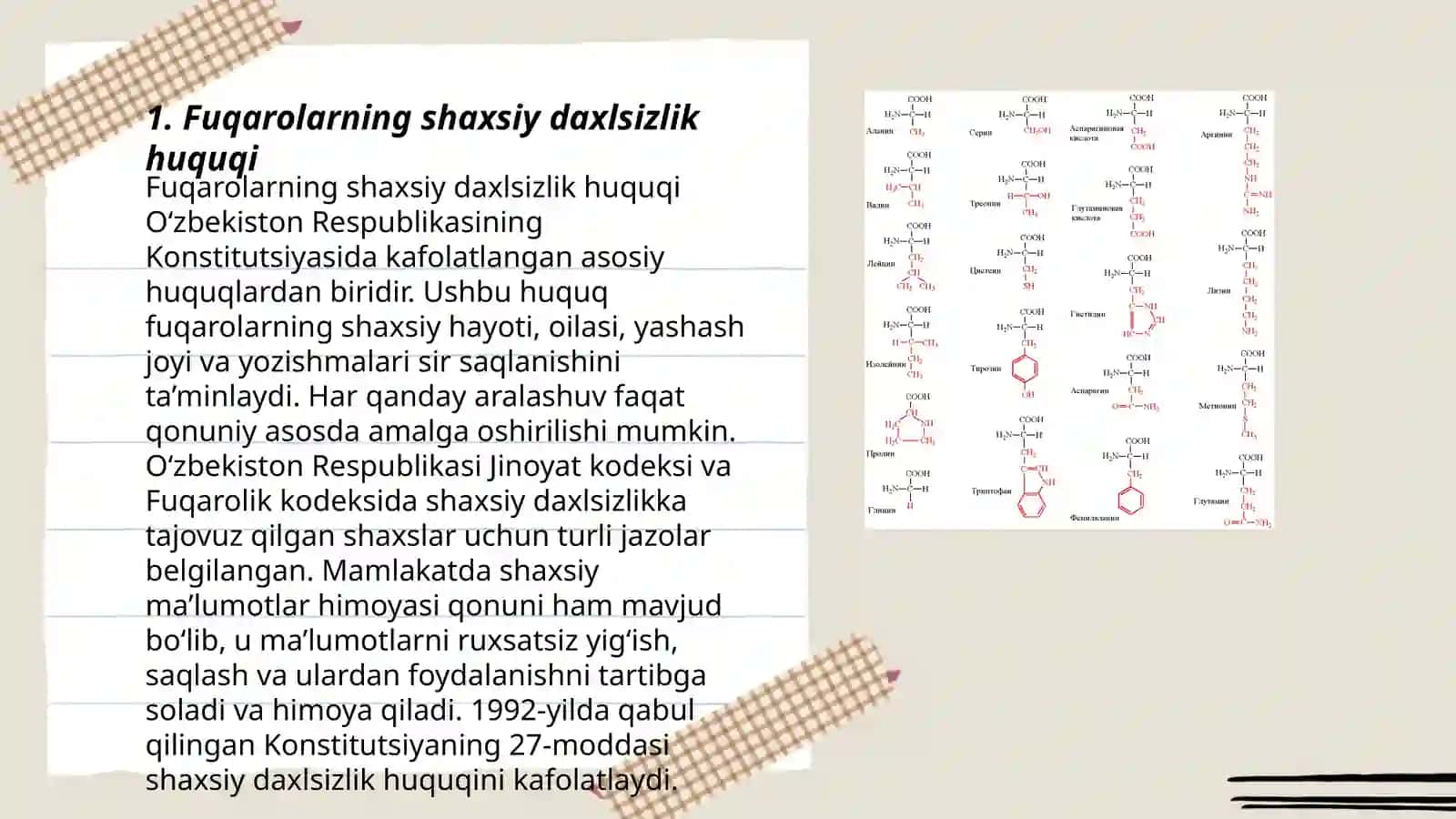 Fuqarolarning shaxsiy,siyosiy,ijtimoiy,iqtisodiy,ma'daniy va ekologik huquqlari 3