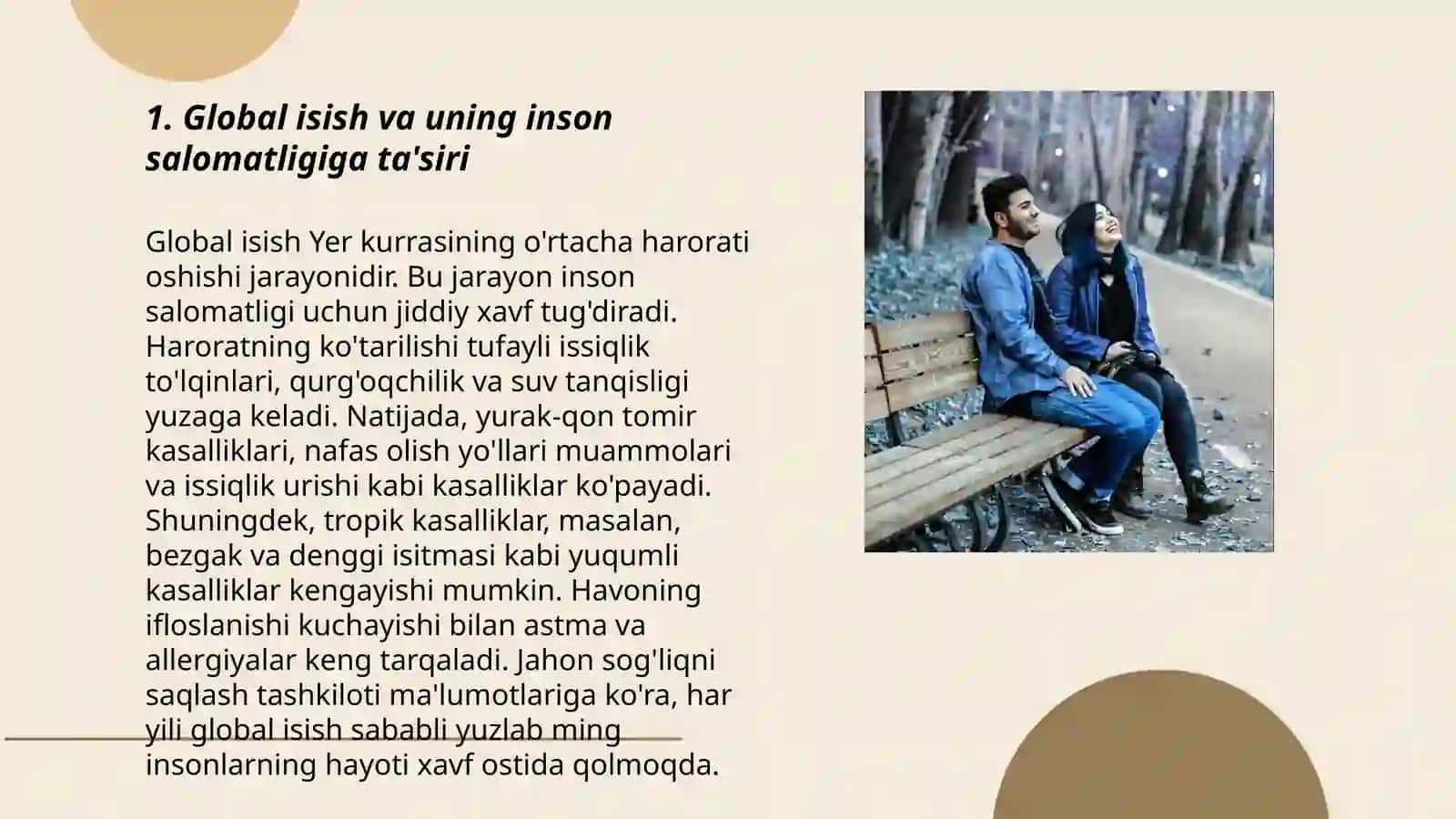 Inson ta'sirida tabiiy muhitning o'zgarishi 3