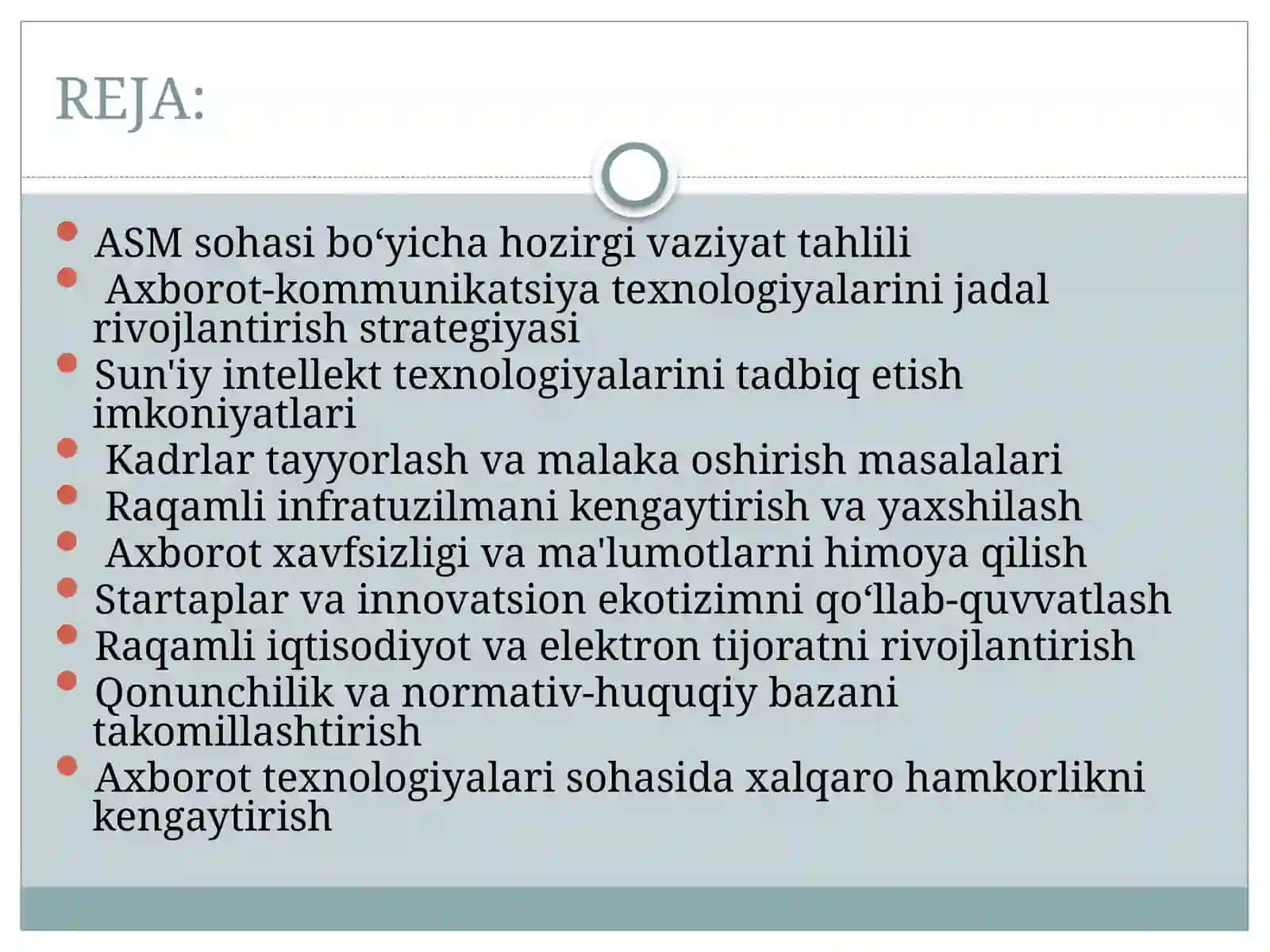 O'zbekistonda ASM ni rivojlantirish masalalari 3