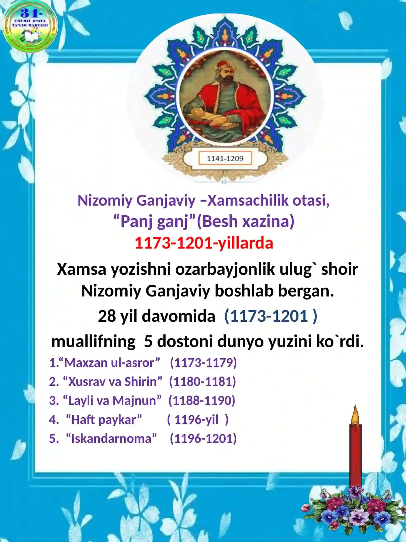 Xamsachilik tarixi 3