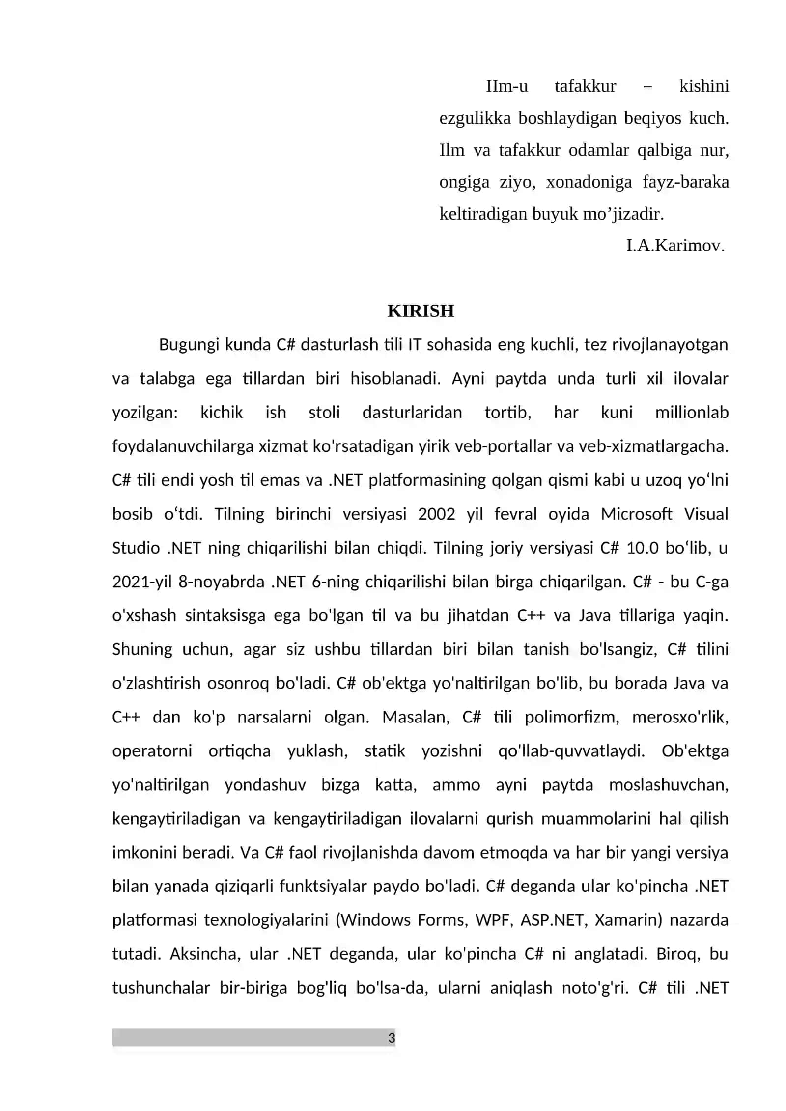 “Amaliy matematika” 3