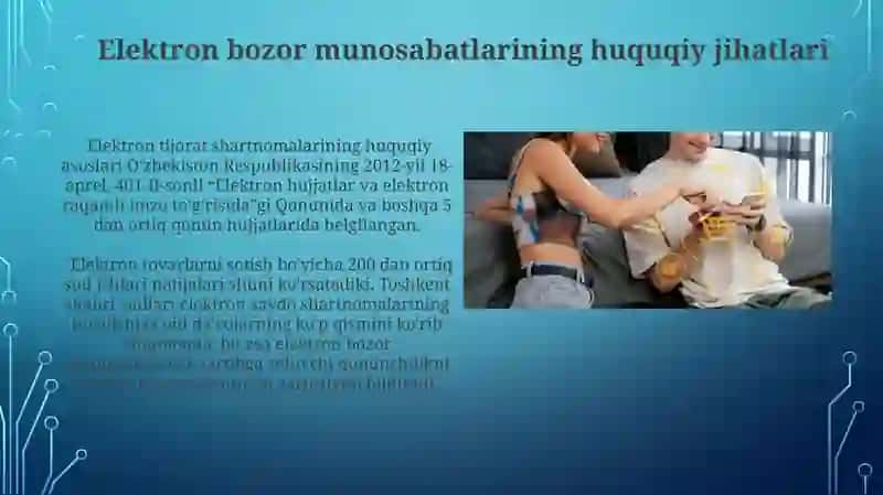 Elektron bozor munosabatlari 3