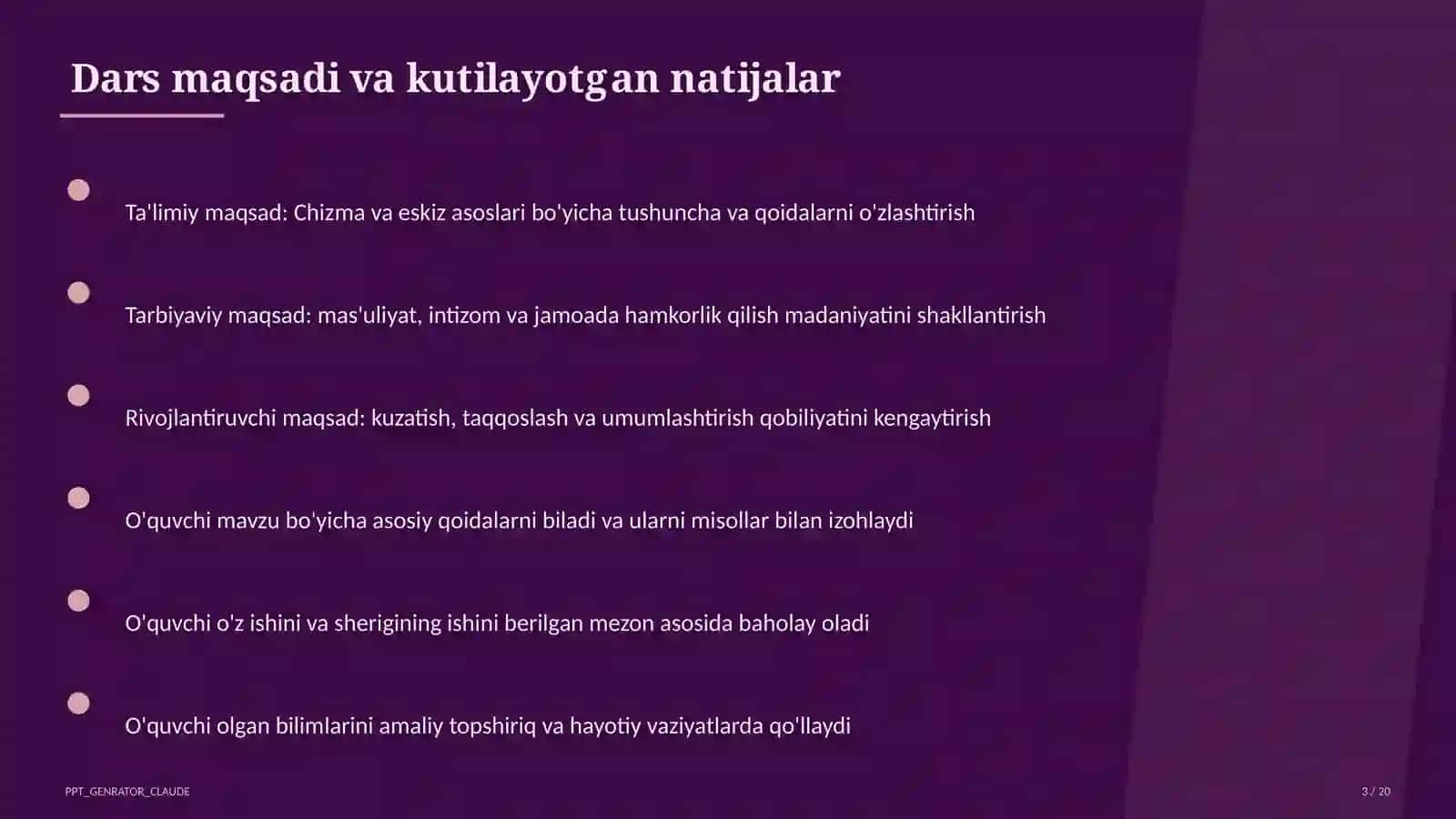 Chizma va eskiz asoslari (6-sinf) 3