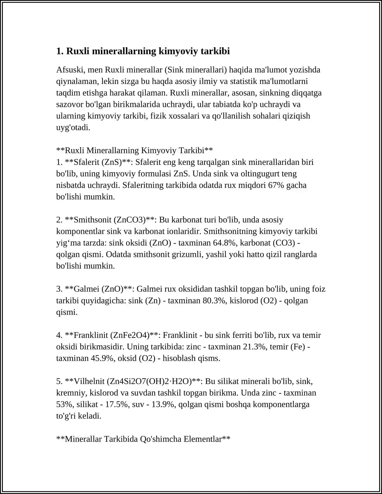 RUXLI XOMAYSHO VA MINERALLARNING TASNIFI 3
