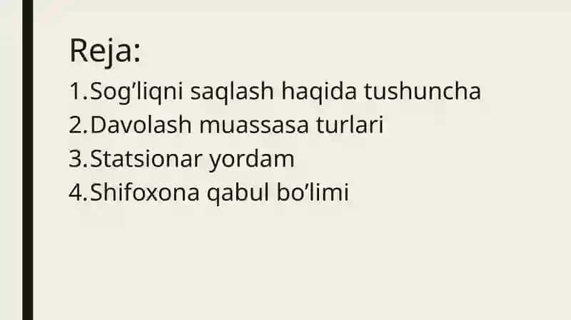 Abdullayev Otabekning Tibbiyot Kasbiga Kirish Fanidan Tayyorlagan Mustaqil Ish 3
