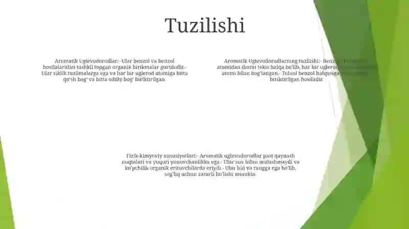 Aromatik Uglevodorodlar 3