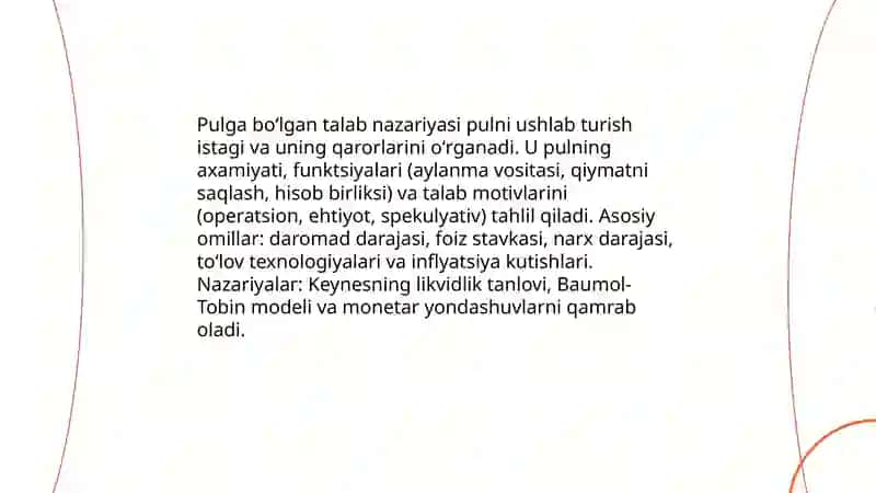Pulga boʻlgan talab nazariyasi 3