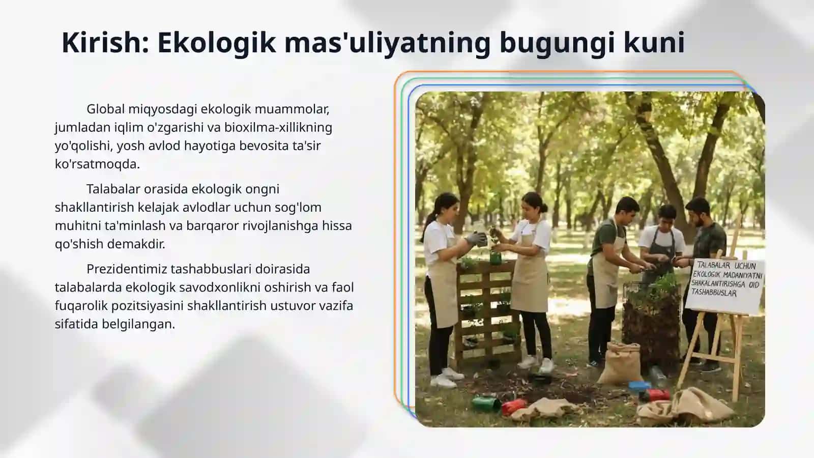 Talabalar uchun ekologik madaniyatni shakllantirishga oid tashabbuslar 3