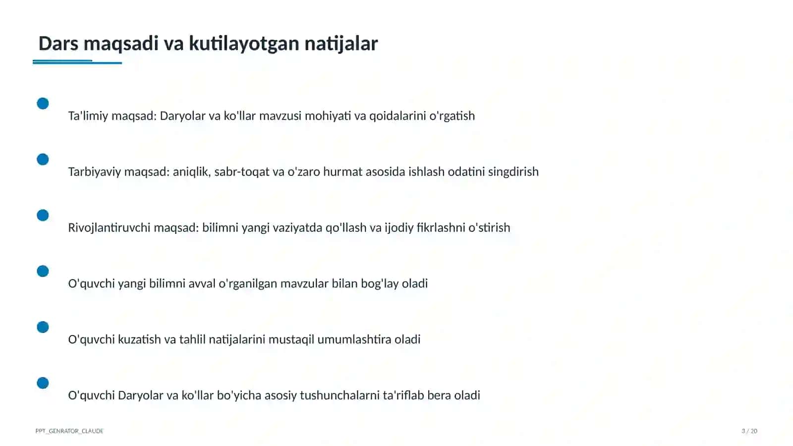 Daryolar va ko'llar (6-sinf) 3