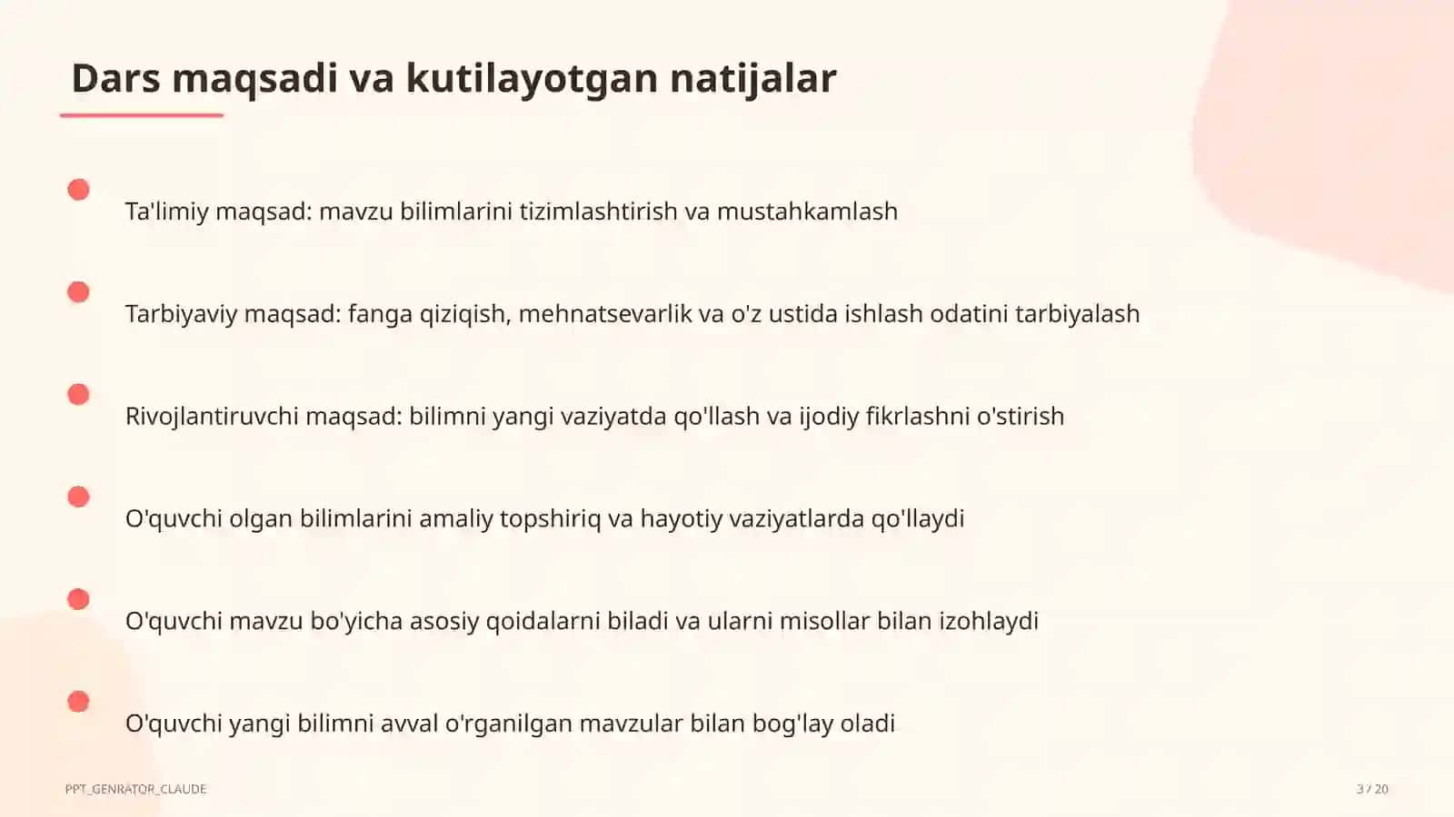 Uyushiq bo'laklar va tinish belgilari (8-sinf) 3