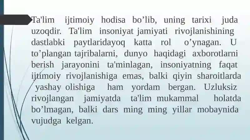 Integratsiyalashgan darsturlar iIntegratsiyalashgan darslarni tashkil etishning samaradorligi 3