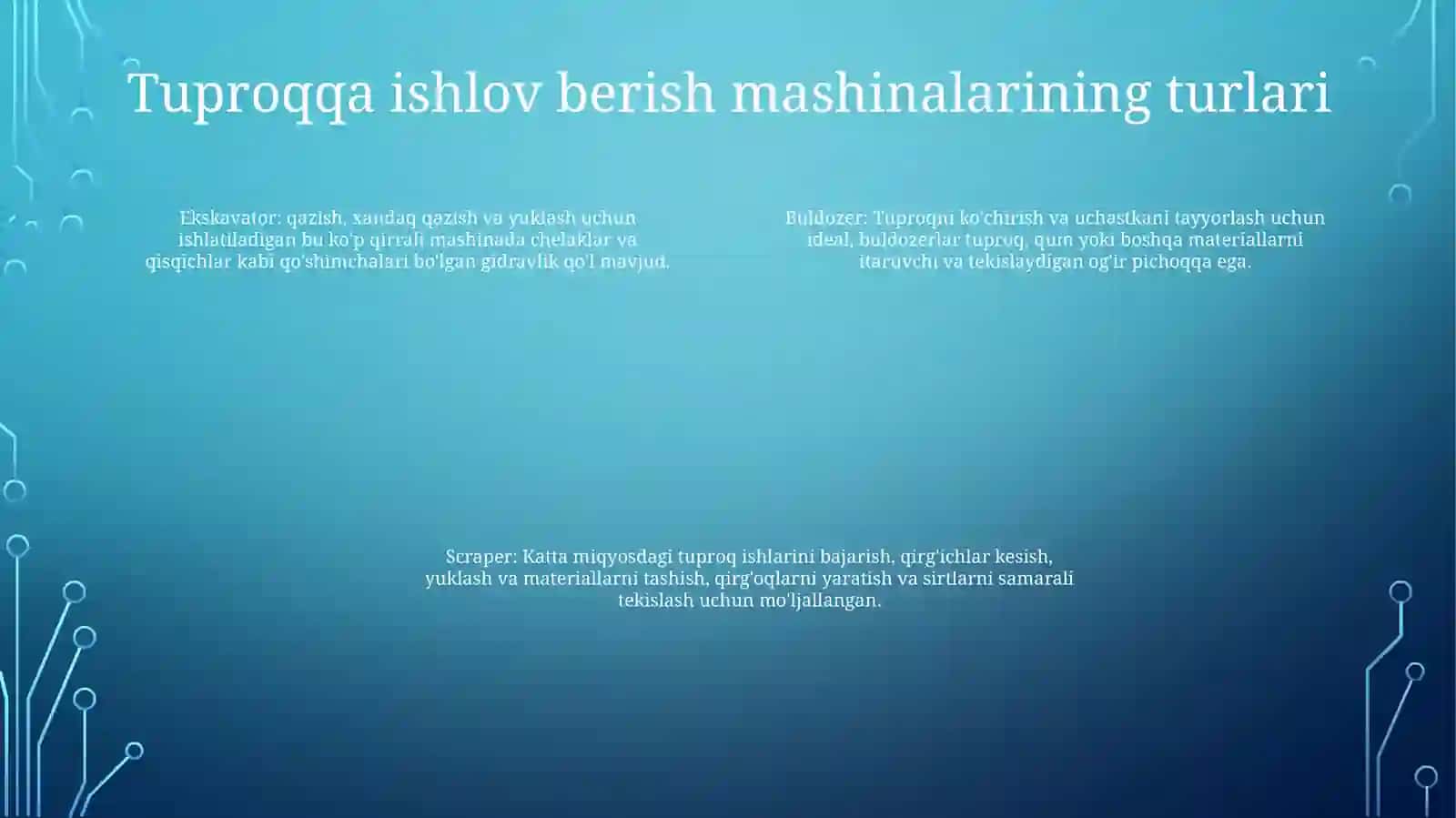 Yer Qazish-Tashish Mashinalarini Avtomobil Yo'L Qurilishida Qo'Llanilishi 3