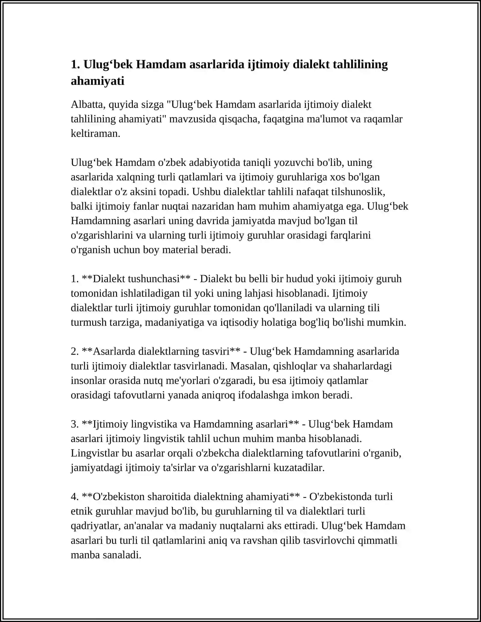 ULUGʻBEK HAMDAM ASARLARI TILIDA IJTIMOIY DIALEKT TAHLILI 3