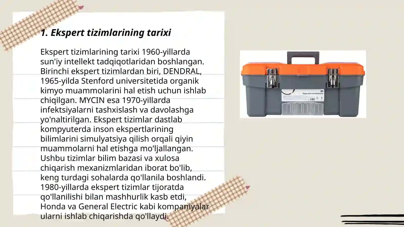 Ekspert tizimlari 3