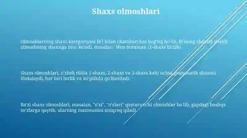 Olmoshlarning xususiyatlari va turlari 3
