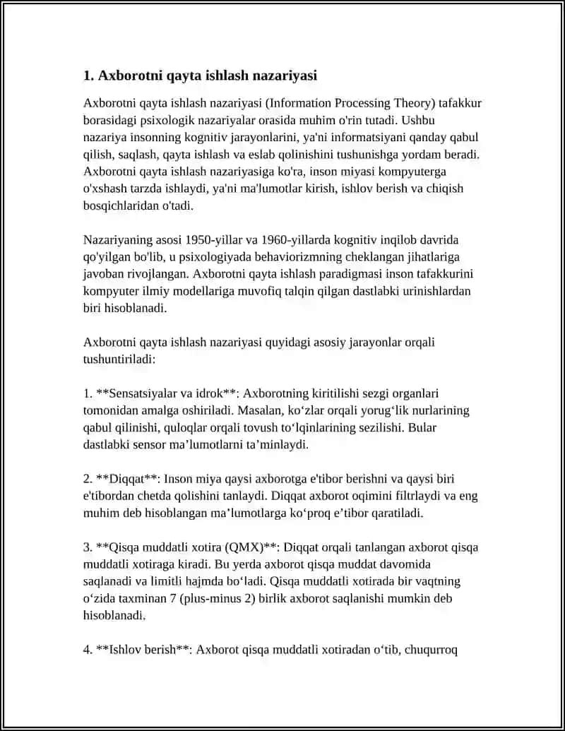 TAFAKKUR BORASIDAGI PSIXOLOGIK NAZARIYALAR 3