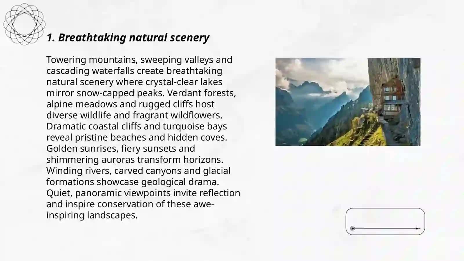Plan: Breathtaking Natural Scenery 3