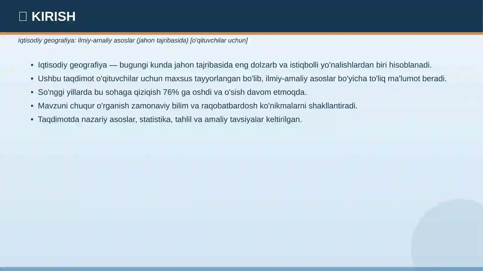 Iqtisodiy Geografiya: Ilmiy-amaliy Asoslar 3
