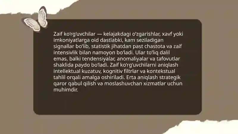 Zaif korguvchilar 3