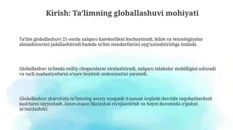 Jahon tarbiya konsepsiyalarning yonalishlari 3