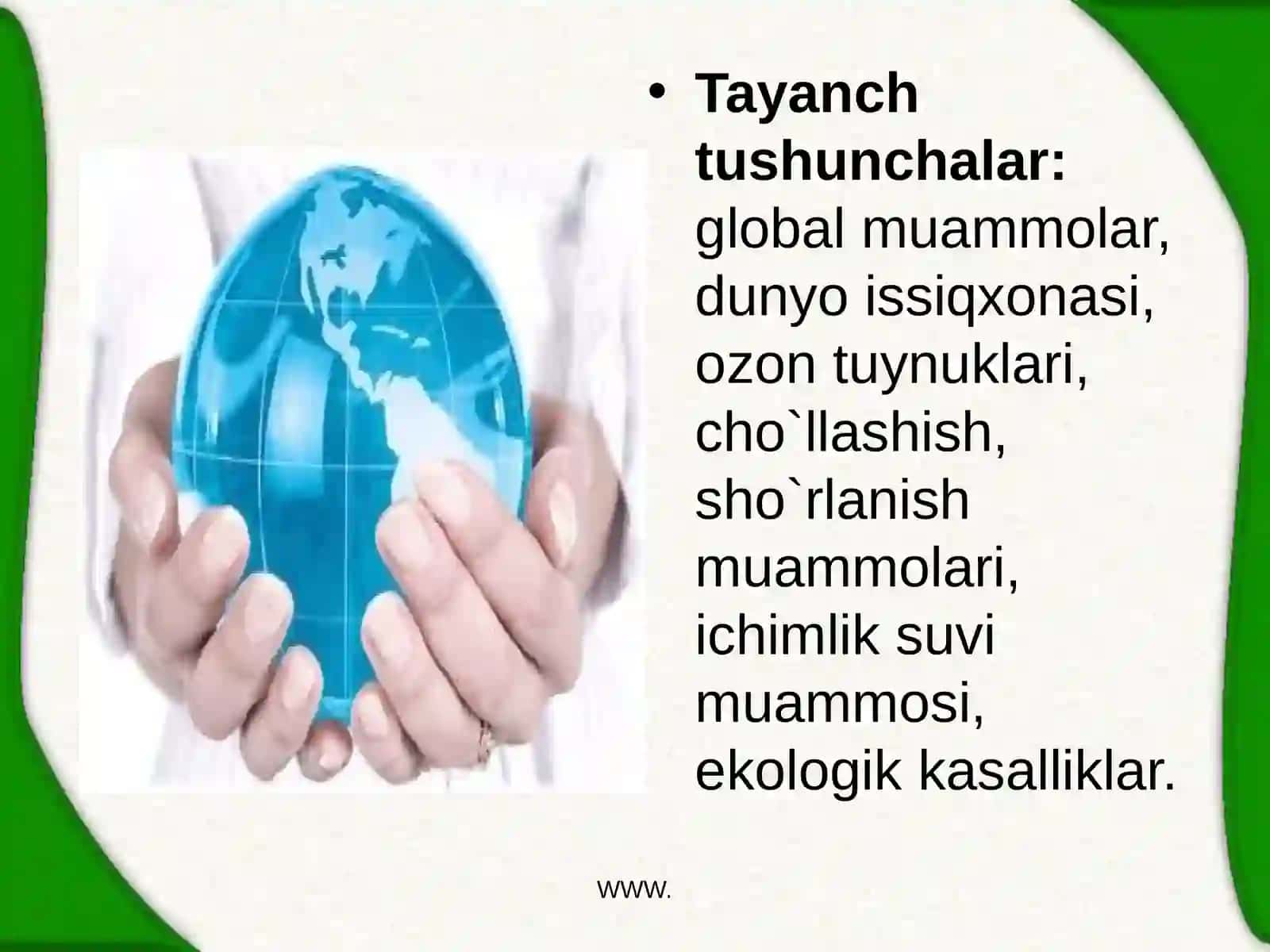 Mintaqaviy ekologik muammolar va ularning kelib chiqish sabablari 3
