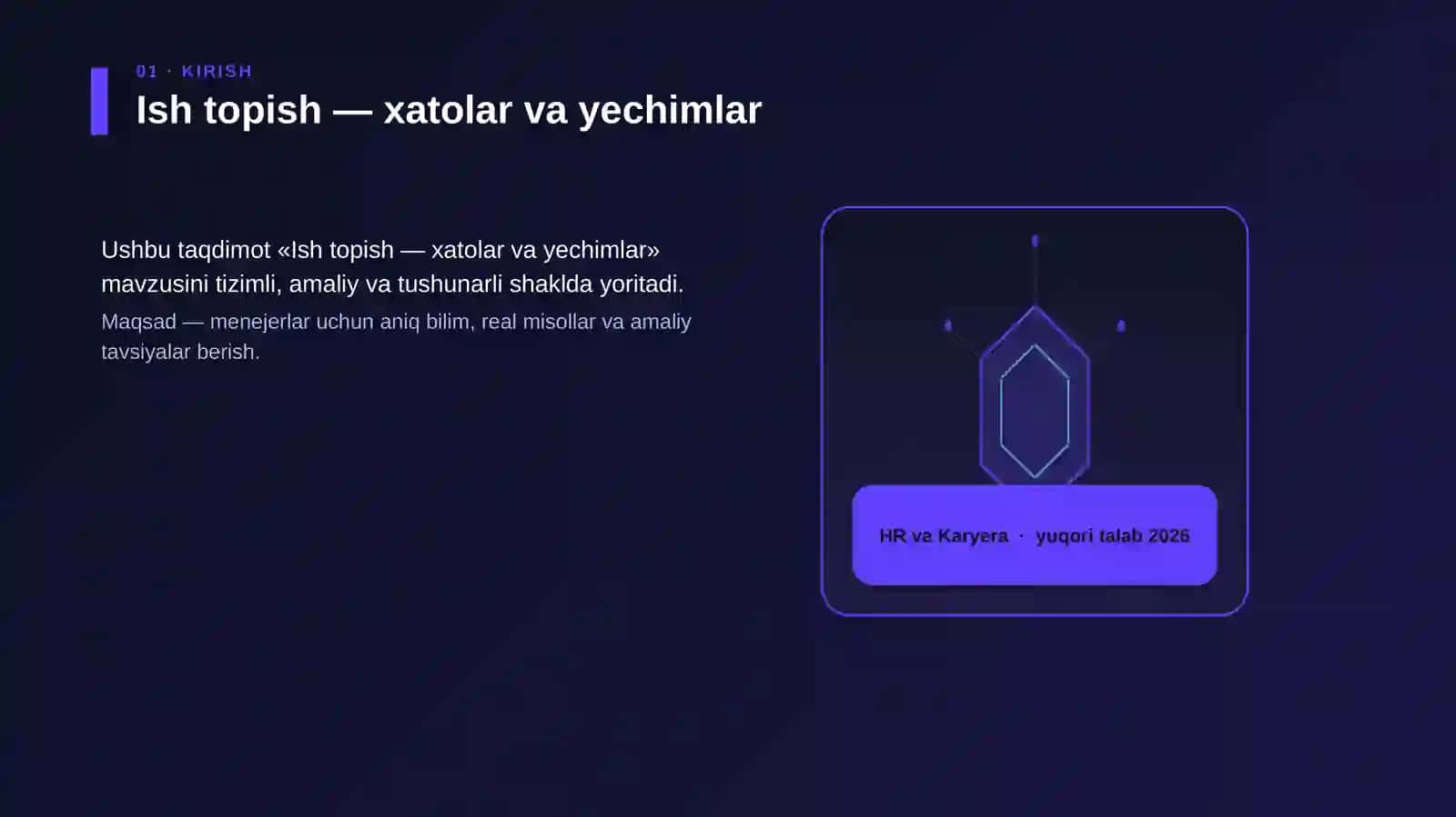 Ish topish — xatolar va yechimlar 3