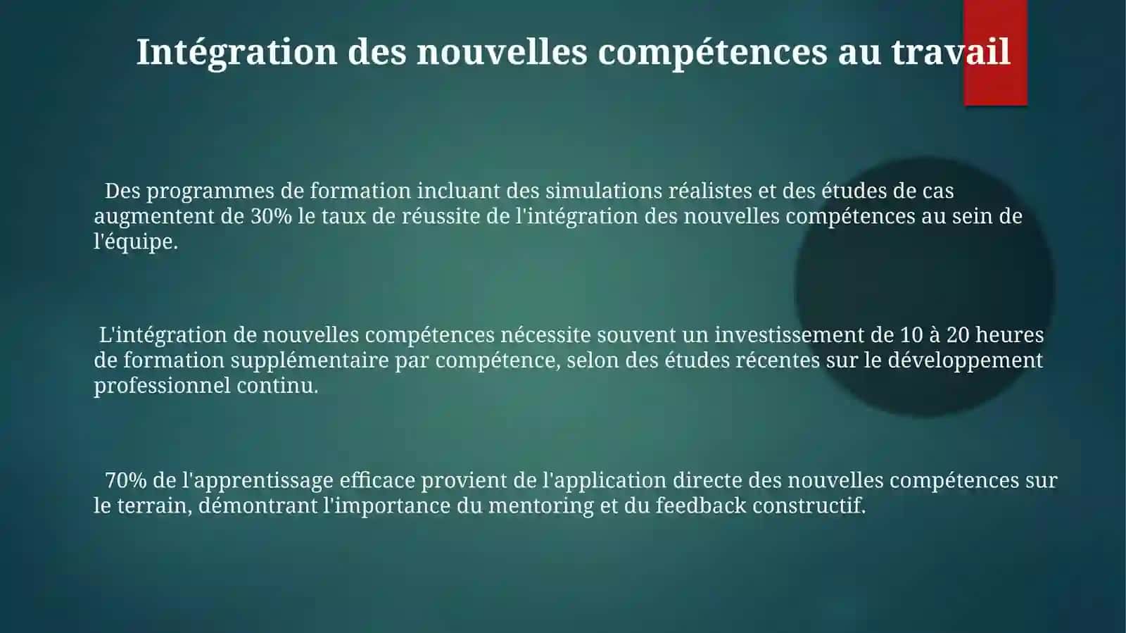 La formation des compétences professionnelles dans l'éducation continue 3