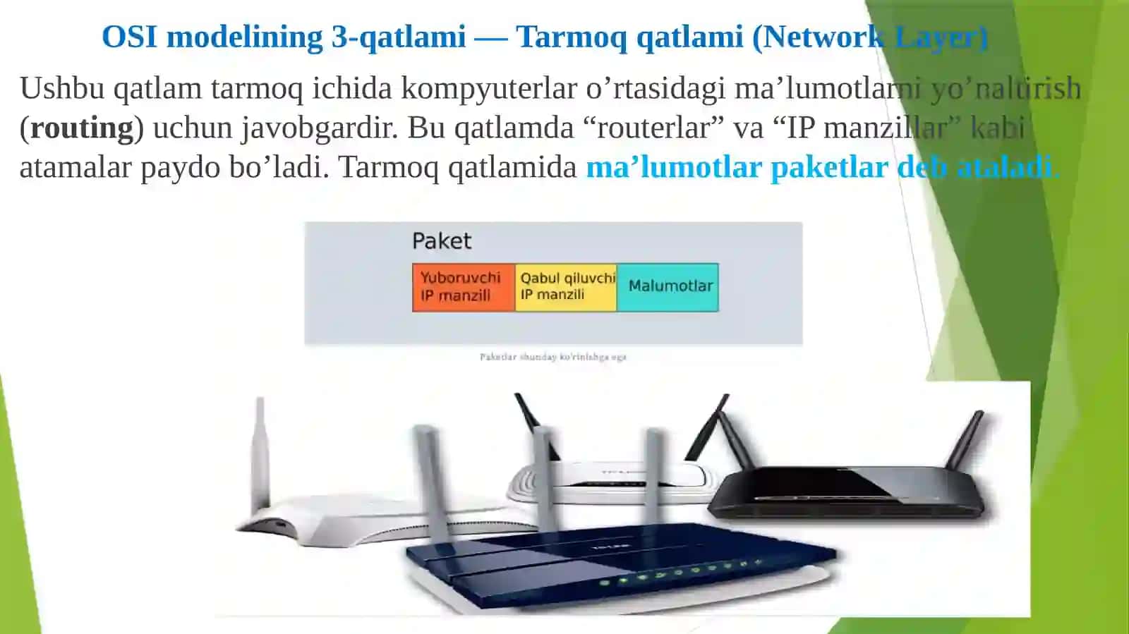 Tarmoq sathidama’lumotlarni himoyalash. Fiziksathdakompyuter tarmog‘ini himoyalash 3