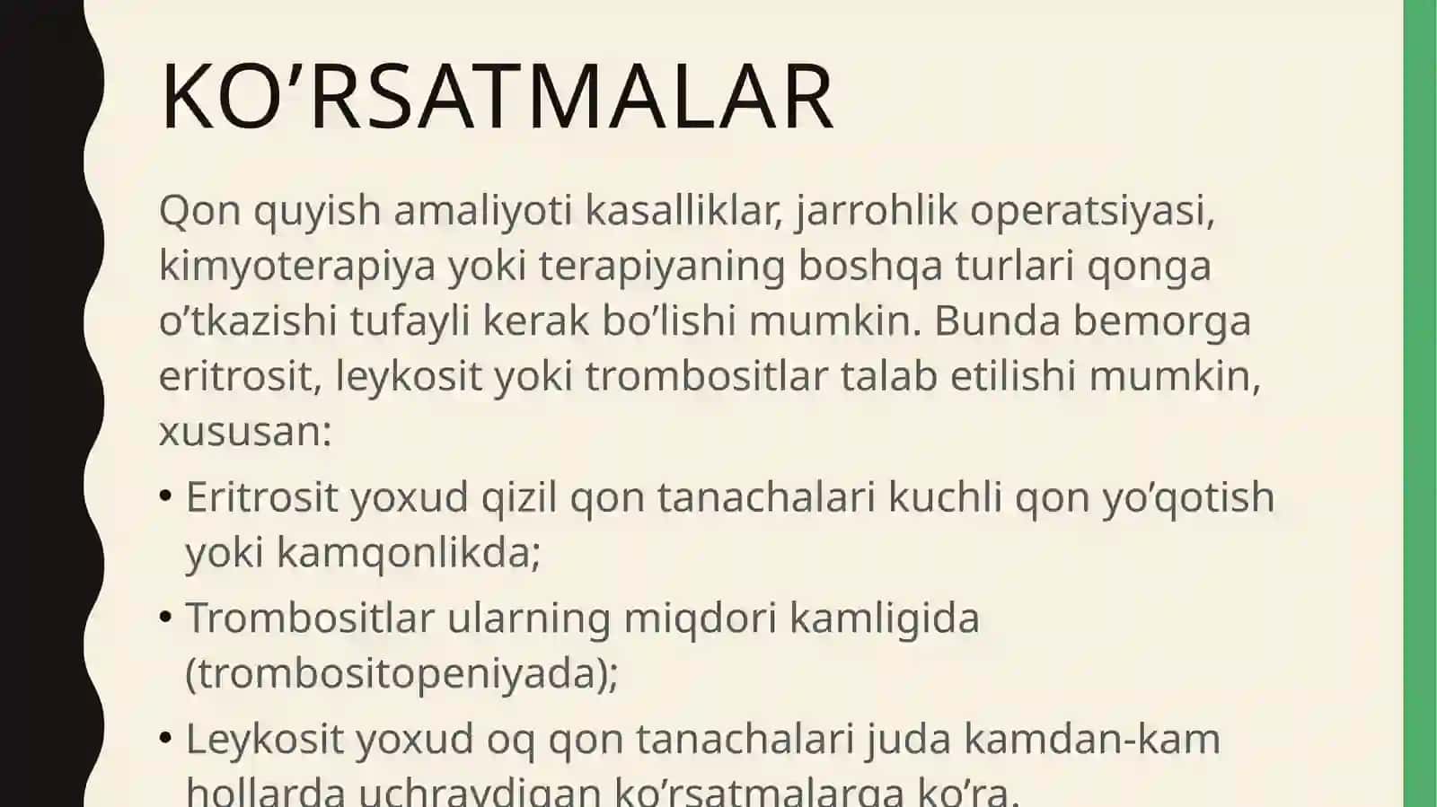 Qonquyish uchun ko’rsatmalar 3