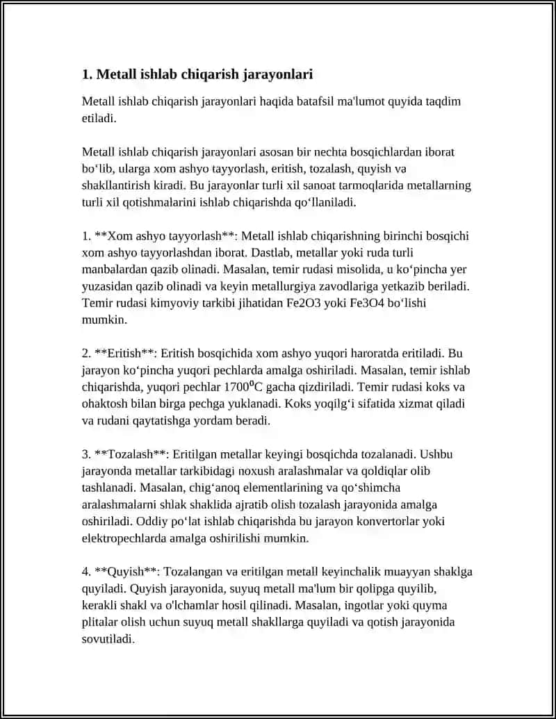 METALL ISHLAB CHIQARISH TEXNOLOGIYASINING ASOSLARI 3